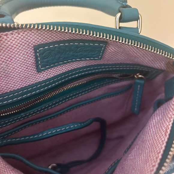 Dooney & Burke turquoise purse - Picture 5 of 6